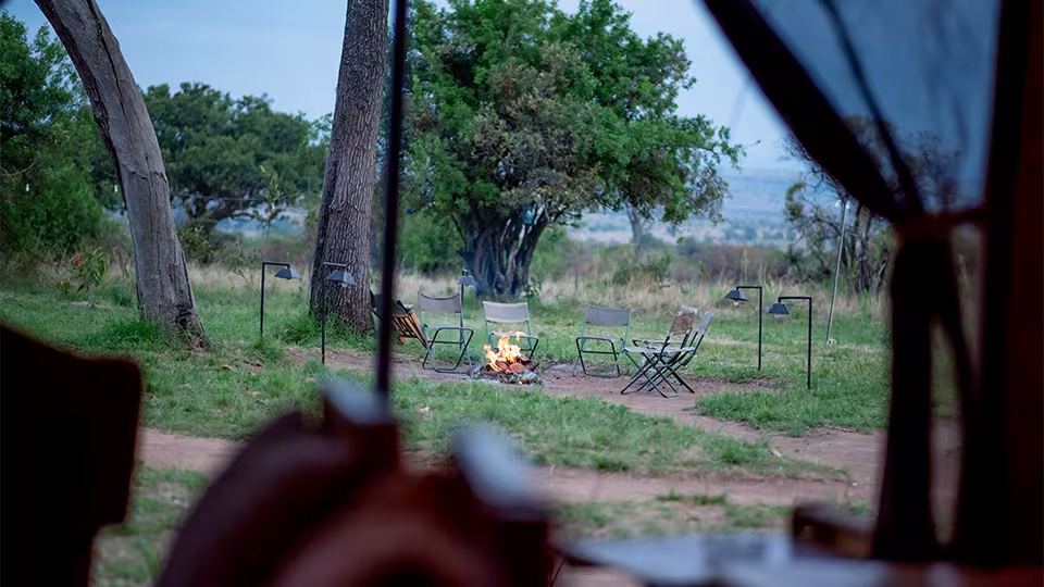 Storm clouds building over the Ndutu plains